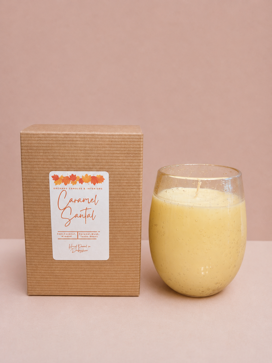 Amber Bubble Renee Candle