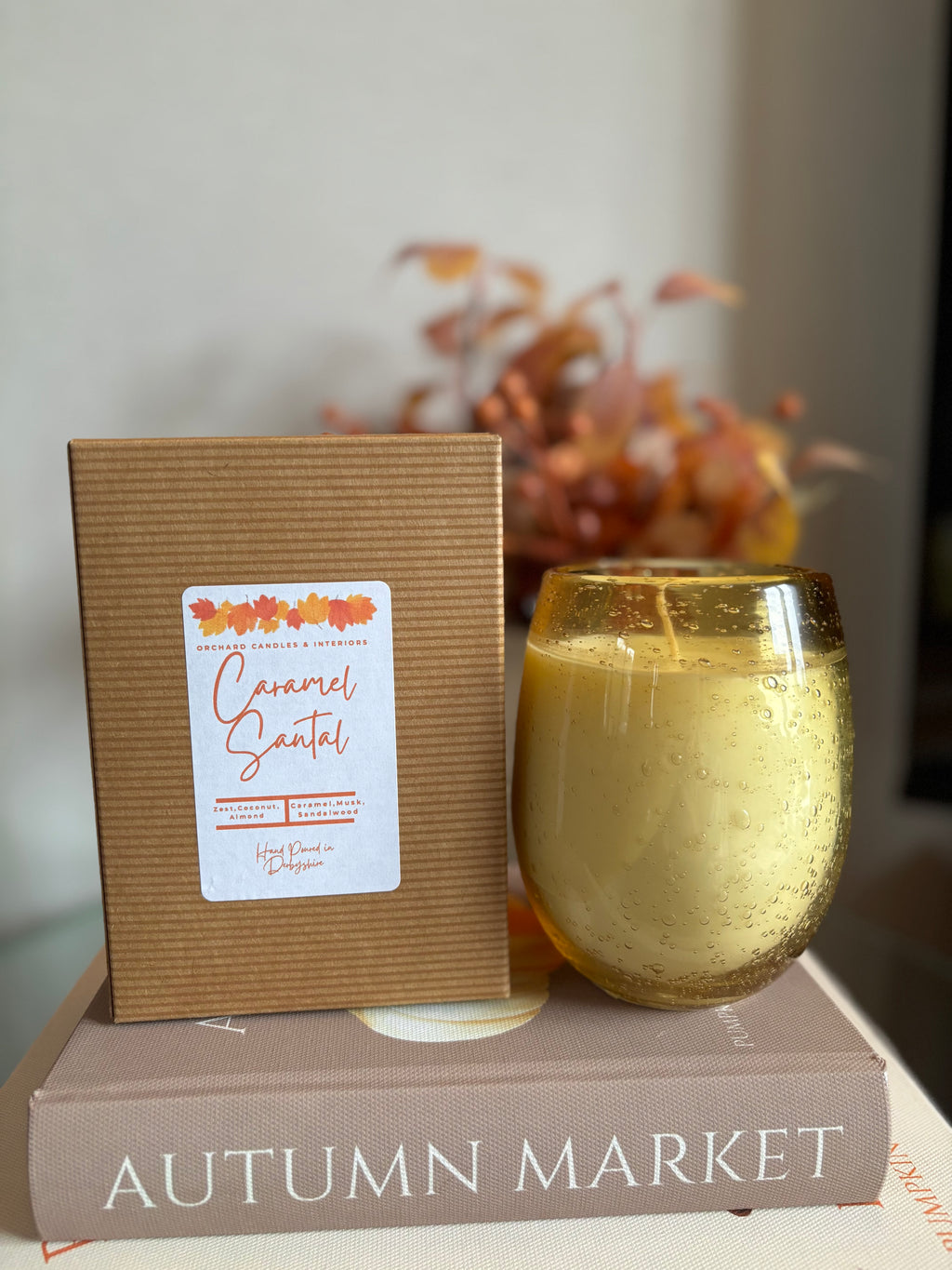 Amber Bubble Renee Candle