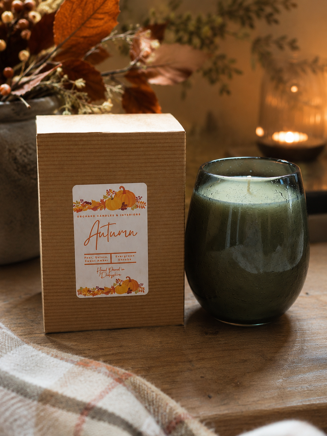 Grey Bubble Renee Candle