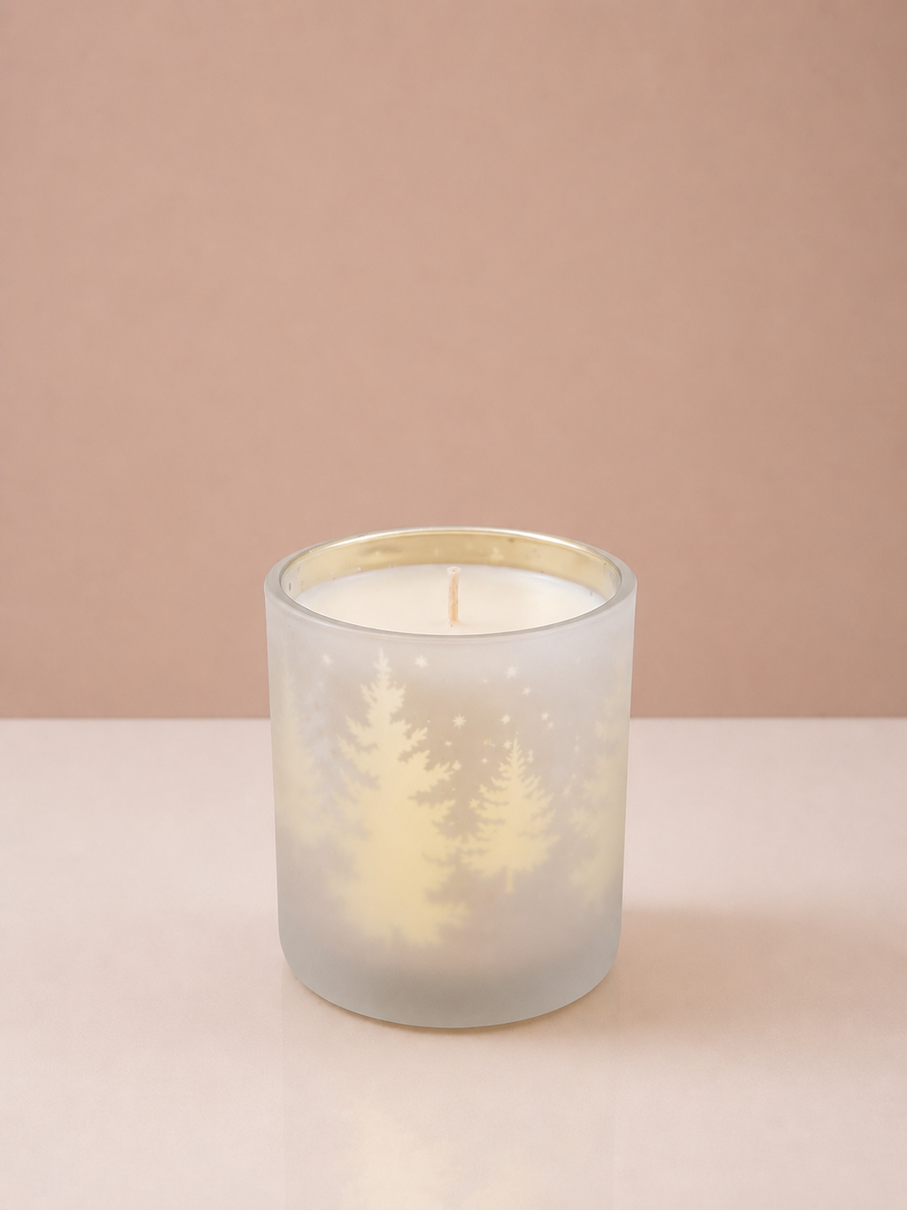 Winter Woodland Christmas Candle