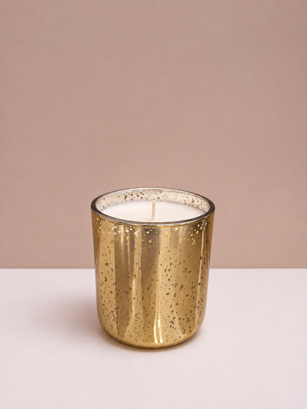 Gold Mercury Christmas Candle